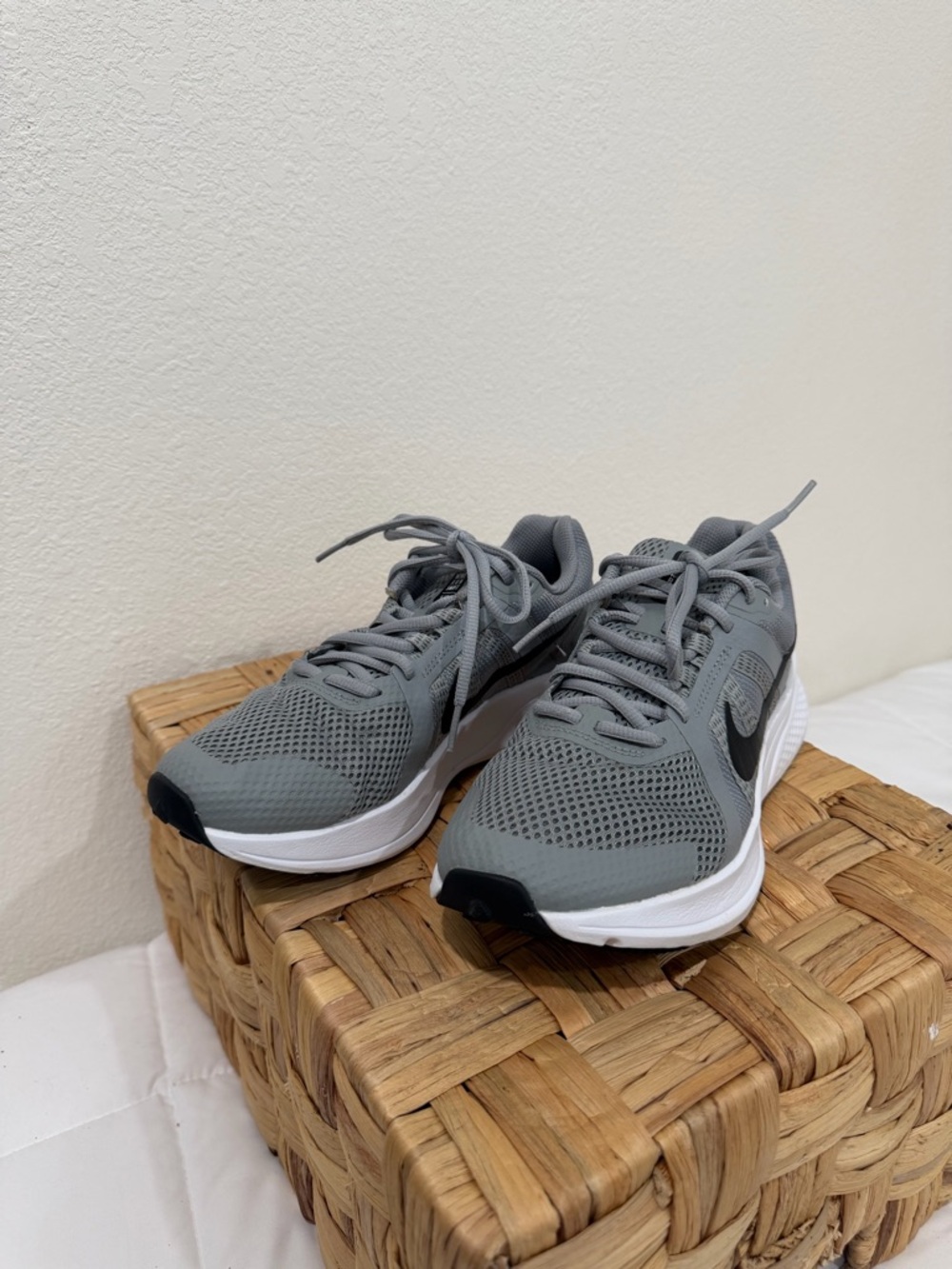 Nike Grey and Black Mesh Training Sneakers